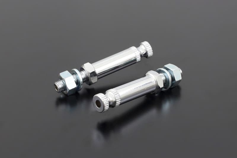 ユニバーサル88mmウインカーステー クロームメッキ ネジサイズ10mm