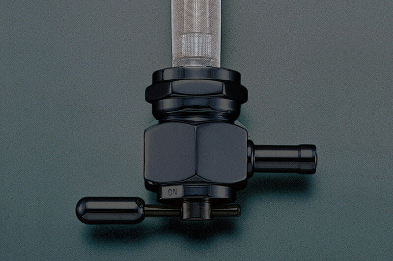 ヘックス デザイン クロームブラック 6000シリーズ 燃料コック