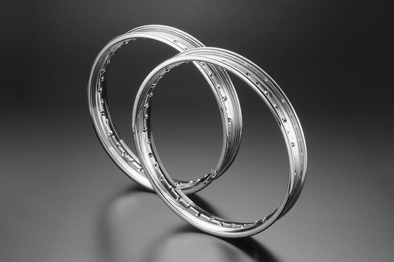 クロームメッキリム リア 2.15-18 1本入 Z1/Z2 H2/750SS H1/500SS