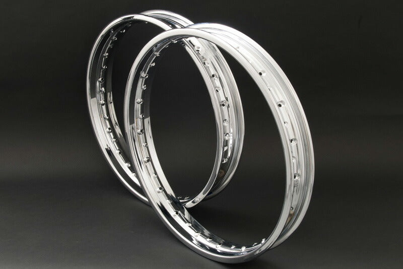 クロームメッキリム リア 1.85-18-36H 1本入 CB400four