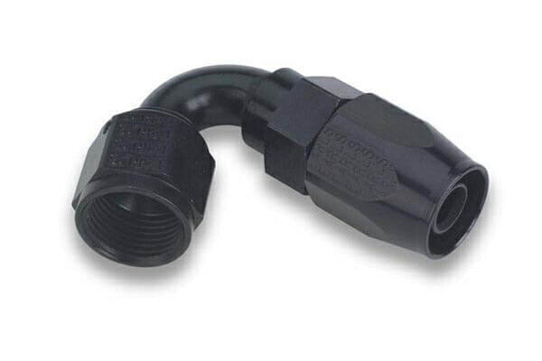 Earl's #6 Fitting 120° Tube Type Black (Aluminum)