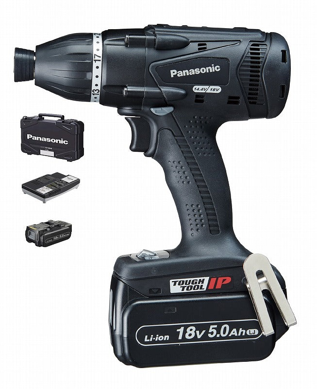 充電マルチインパクトドライバー LJタイプ 18V5.0Ah 198×242×61mm 黒 ブラック