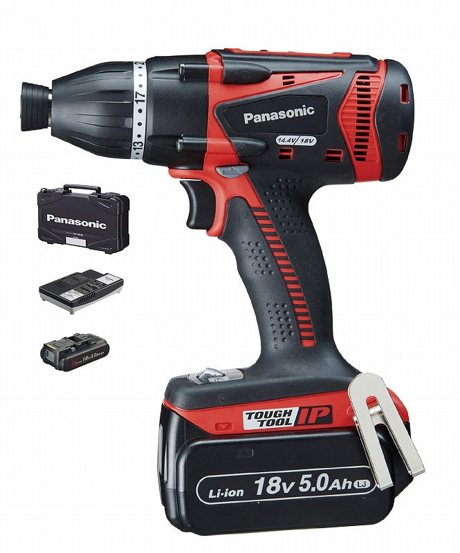 充電マルチインパクトドライバー PNタイプ 18V3.0Ah 198×226×61mm 赤 レッド
