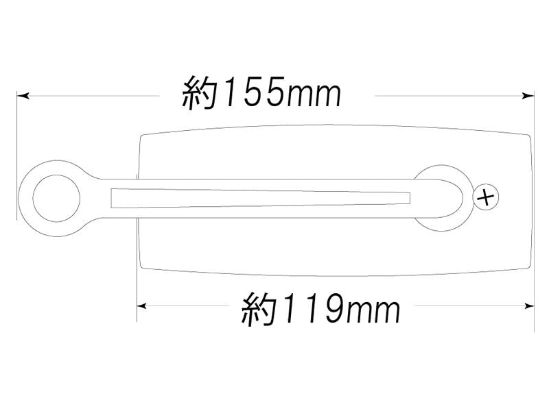Flat Low Mirror, Black, M10-P1.25, Square Type/Universal Left/Right