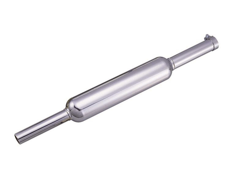 Capton Type Muffler, Chrome, SR400, JMCA Approved