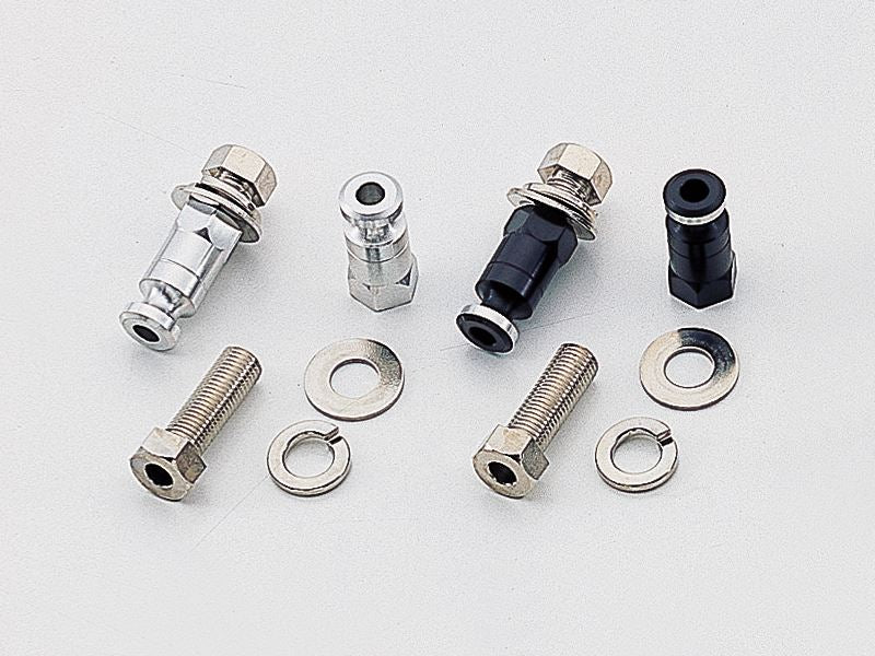 Aluminum Blinker Stays Long Bolt Chrome Plated M10 x 30mm 2 pcs.