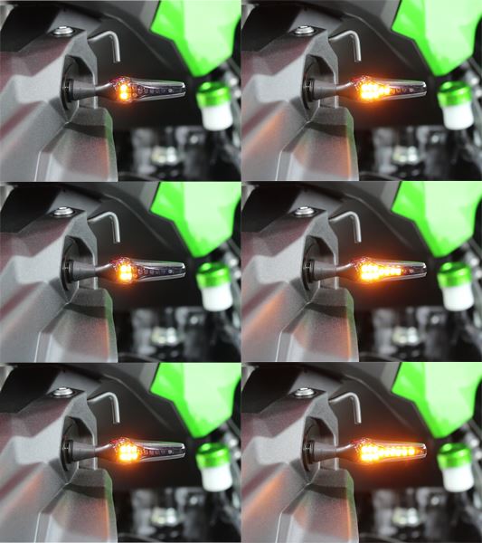 0 シーケンシャルウインカーアキュート スモーク 2個入り