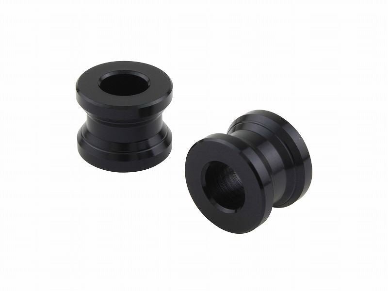 アルミカラースプール ブラック M6/厚み10mm 2個入り