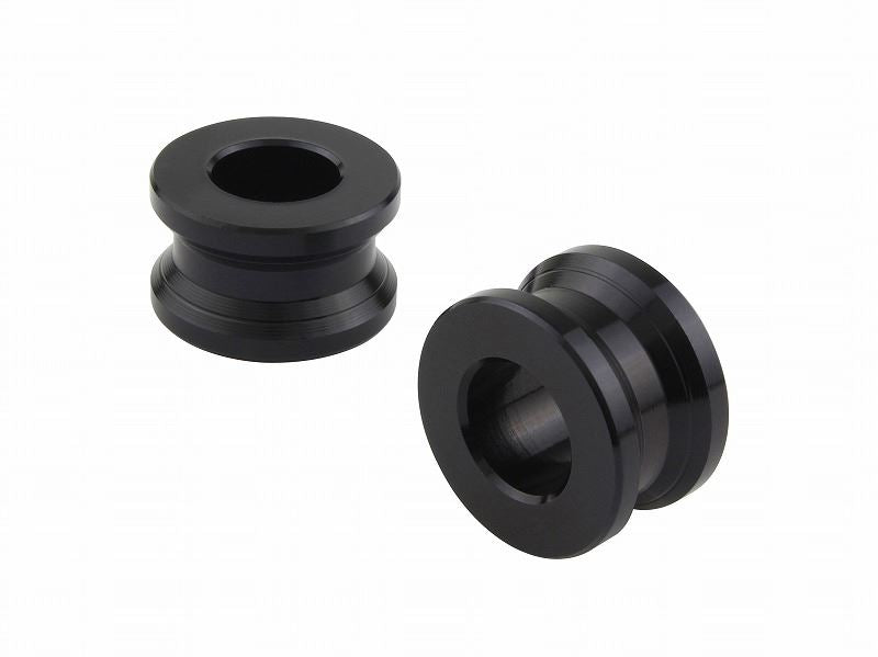 Aluminum Color Spool Black M8/10mm Thickness 2pcs