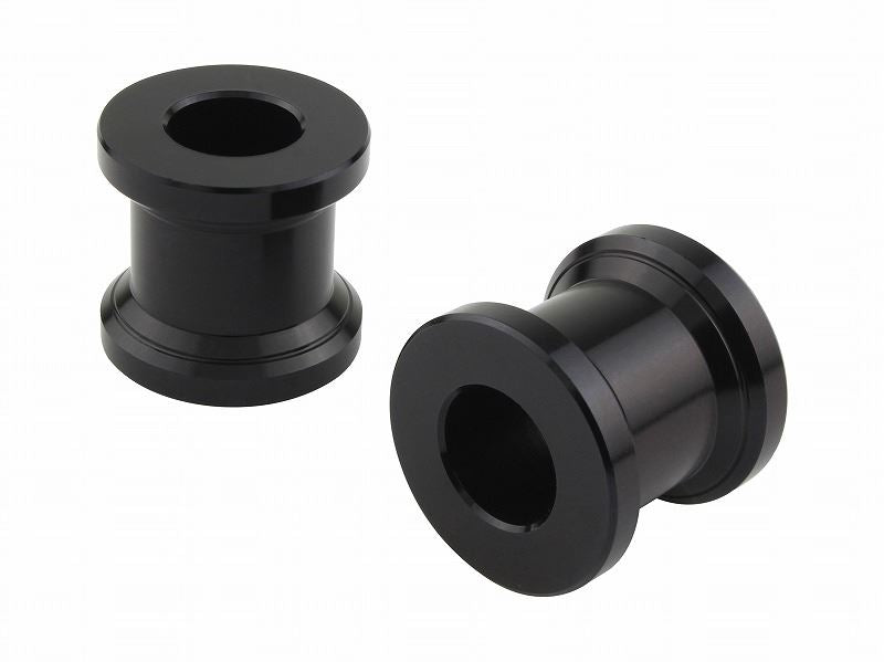 アルミカラースプール ブラック M10/厚み20mm 2個入り