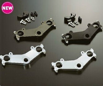 Machined TZ Replica Top Bridge Smoke Silver SR400/SR500