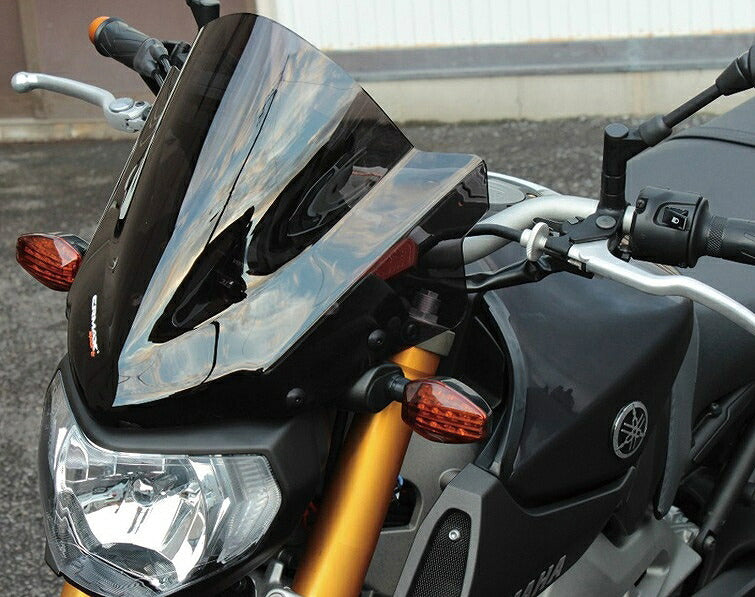 ERMAX SAUTE VENT Screen Meter Visor 33cm Smoke MT-09