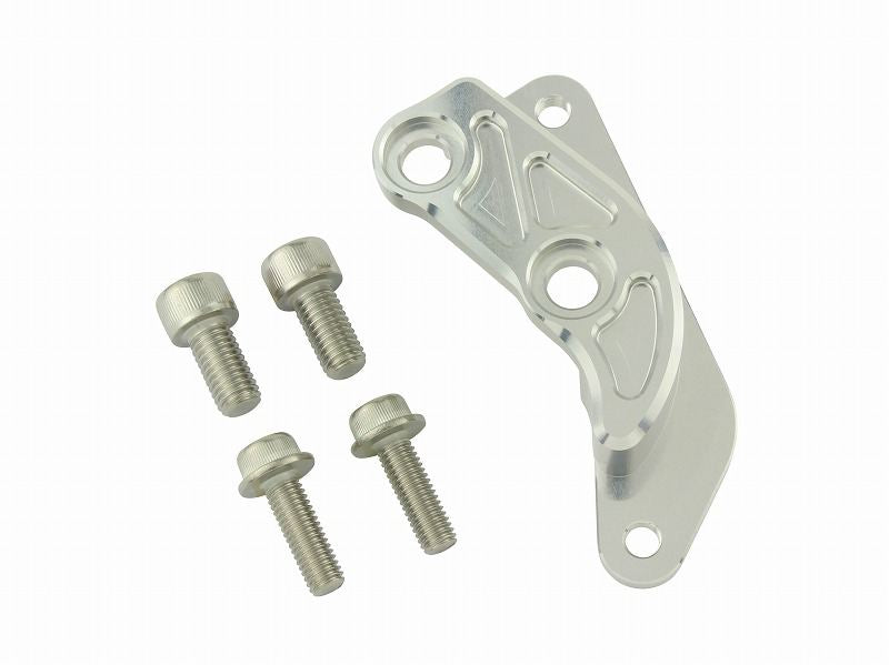 BREMBO 4podsフロントキャリパーサポート シルバー GROM グロム/MSX125