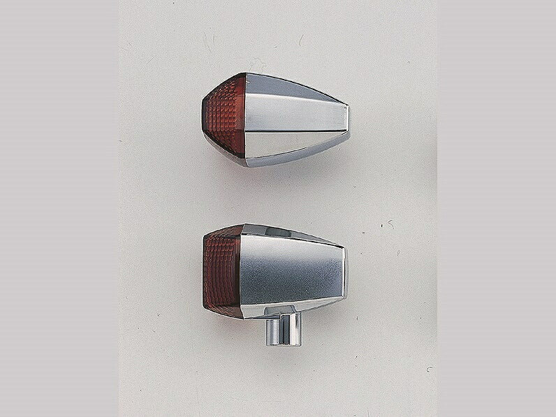 ZR Type Turn Signal Semi-Universal Set, Standard Cut Lens, Black Body/Smoke Lens