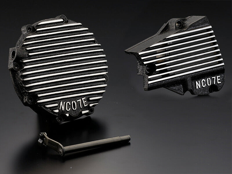 NC07クラッチカバー\U0026スプロケカバーセット イージークラッチレリーズ付 ブラック/ブラック 1セット CBX400F