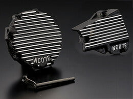 NC07クラッチカバー\U0026スプロケカバーセット イージークラッチレリーズ付 チヂミ塗装ブラック/ブラック 1セット CBX400F