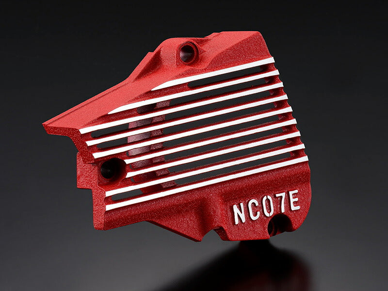 NC07スプロケカバー レッド/チヂミ塗装 1個 CBX400F