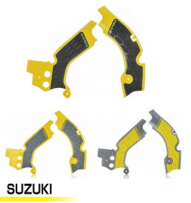 X-GRIP Frame Guards RMZ Grey/Yellow