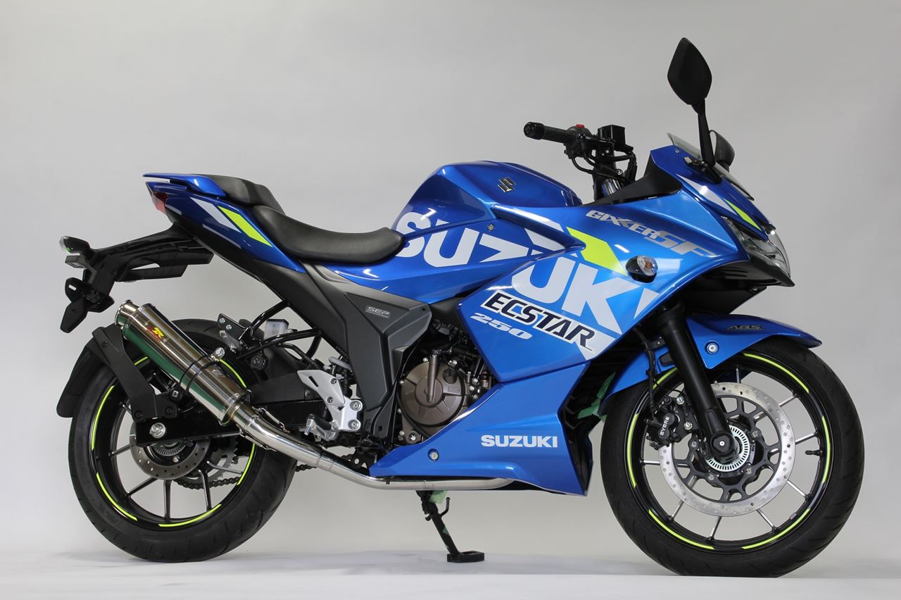 22Racing Stainless Exhaust System Gixxer 250