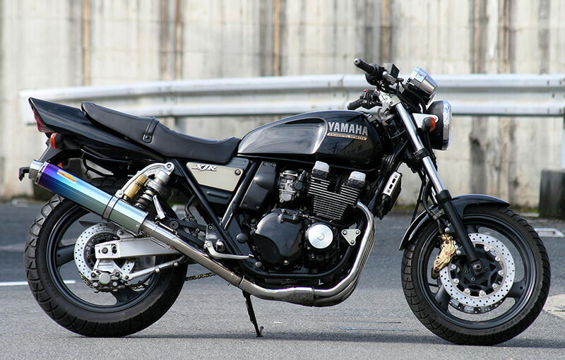 XJR400 S/R/R -00 4HM1- 9/4HMA-D マフラー ARIA チタン タイプS スラッシュエンド XJR400