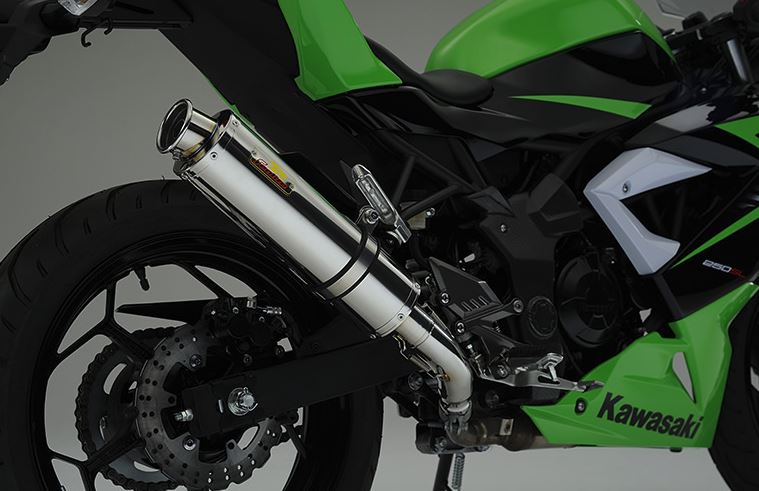 ARIA Aria Stainless Steel Exhaust Type C (Curl End) Ninja250SL BX250A