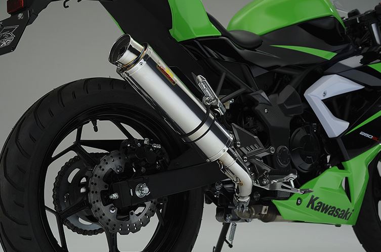ARIA アリア ステンレス マフラー タイプS(スラッシュエンド) Ninja250SL BX250A