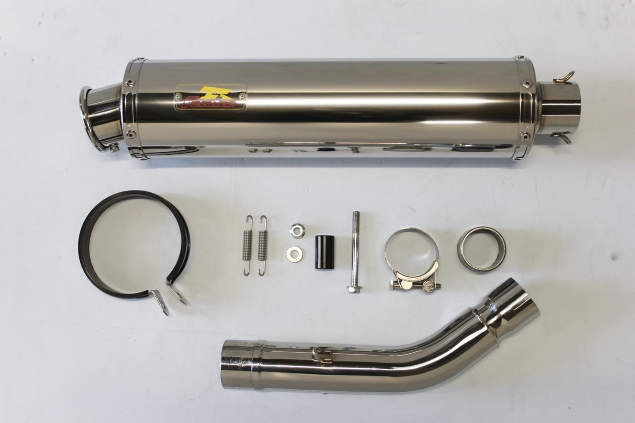 ARIA アリア ステンレス マフラー タイプC(カールエンド) GSX250R 2BK-DN11A