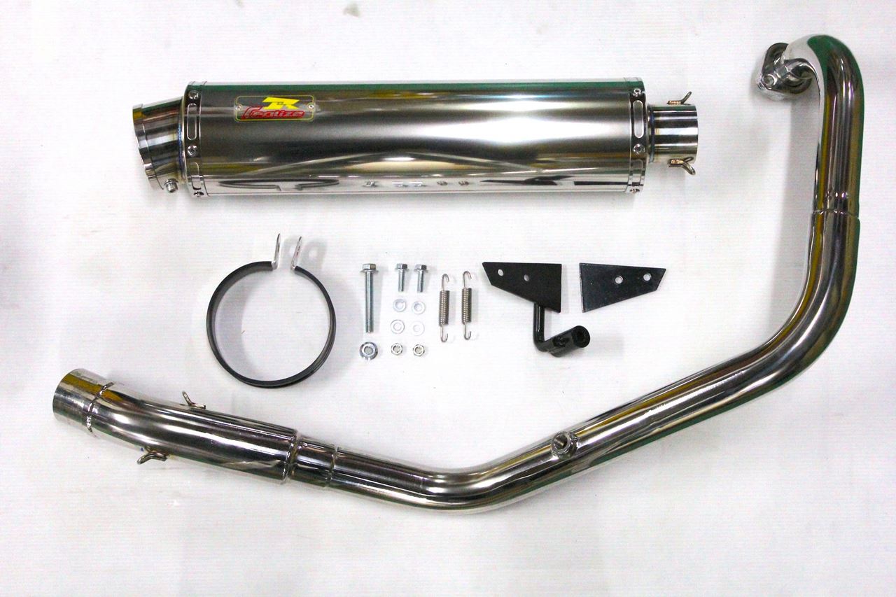 ARIA アリア ステンレス マフラー タイプS(スラッシュエンド) Vストローム250SX 8BK-EL11L