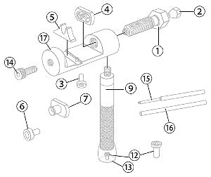 90ツール用 フレアーピン 50用 520/525/530/532