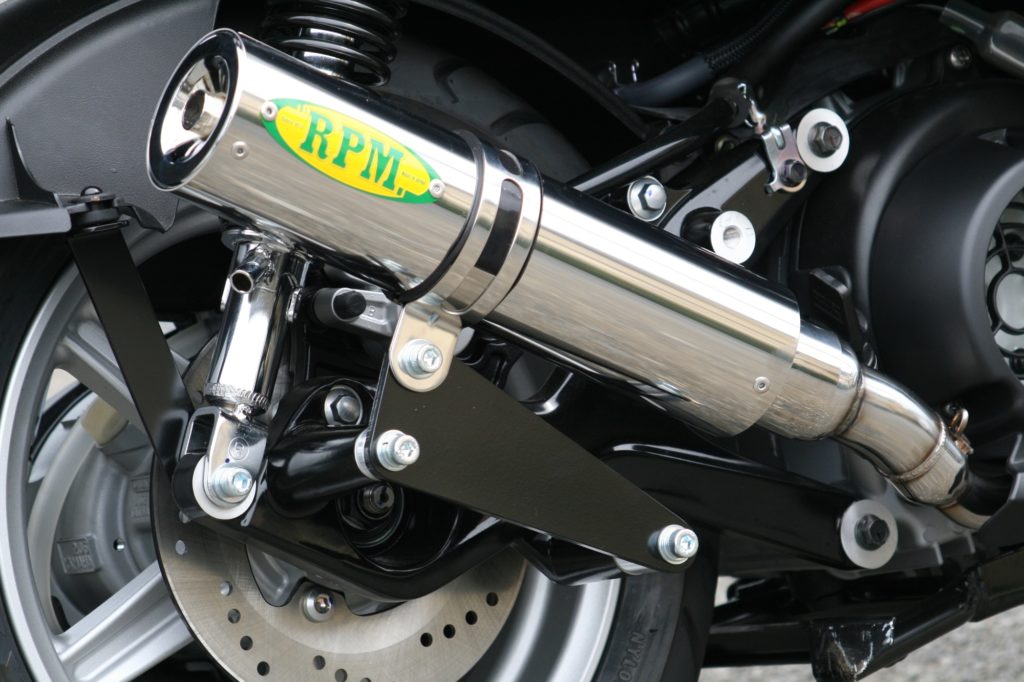 マフラー フルエキゾースト ステンレス φ77×300 シグナスX125