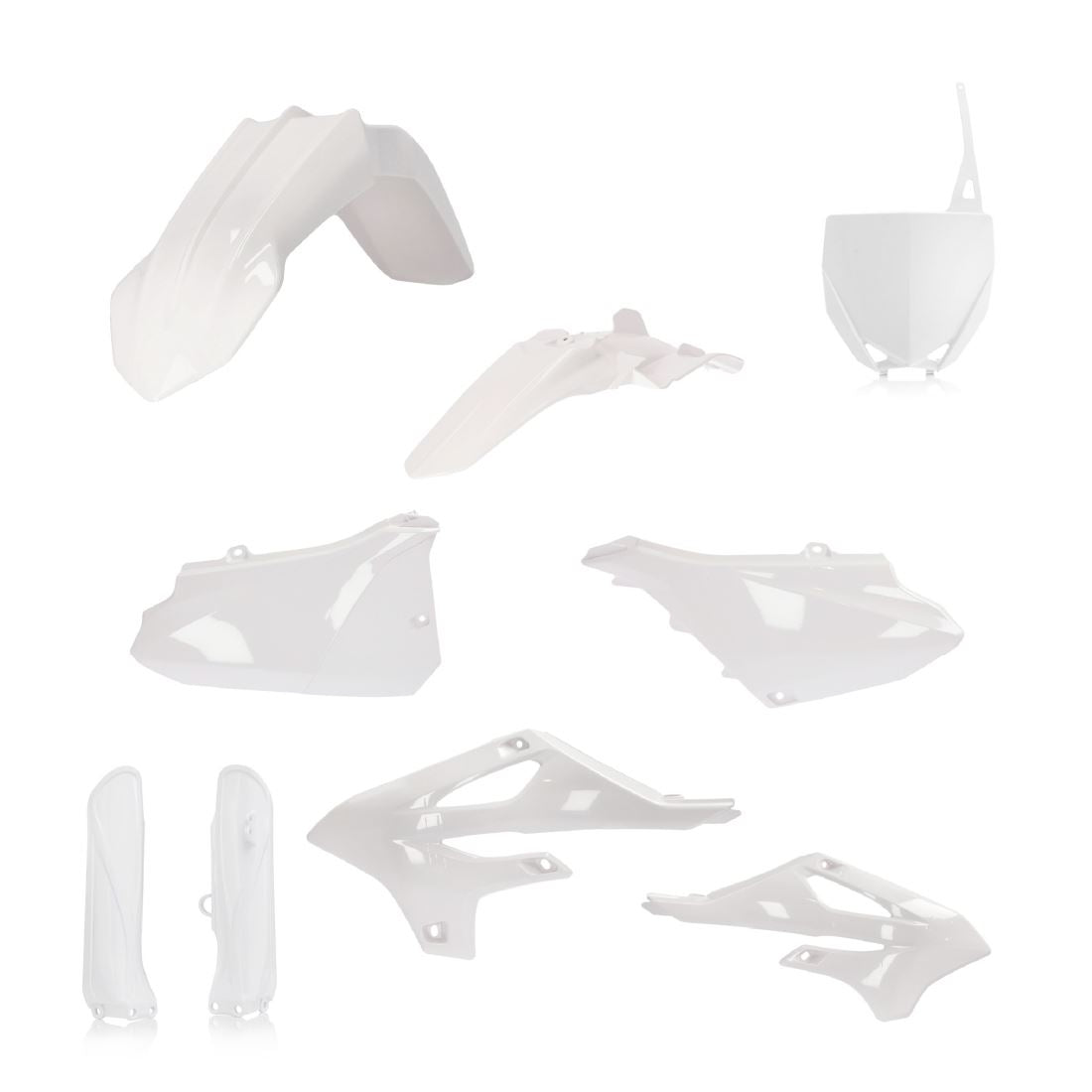 Plastic Full Kit White YZ85