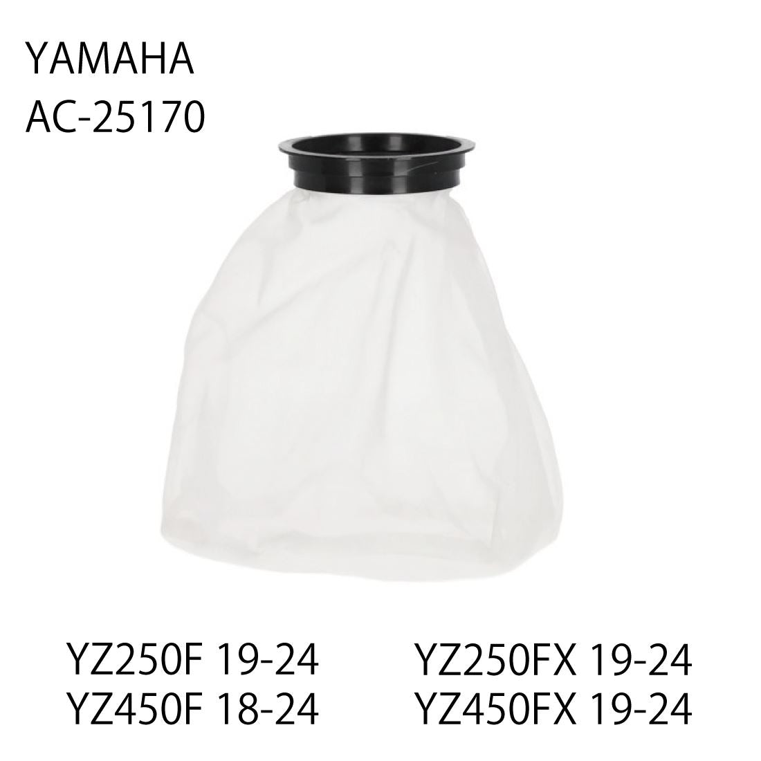 Tank Filter White YZ250F/450F YZ250FX/450FX WR250F/450F