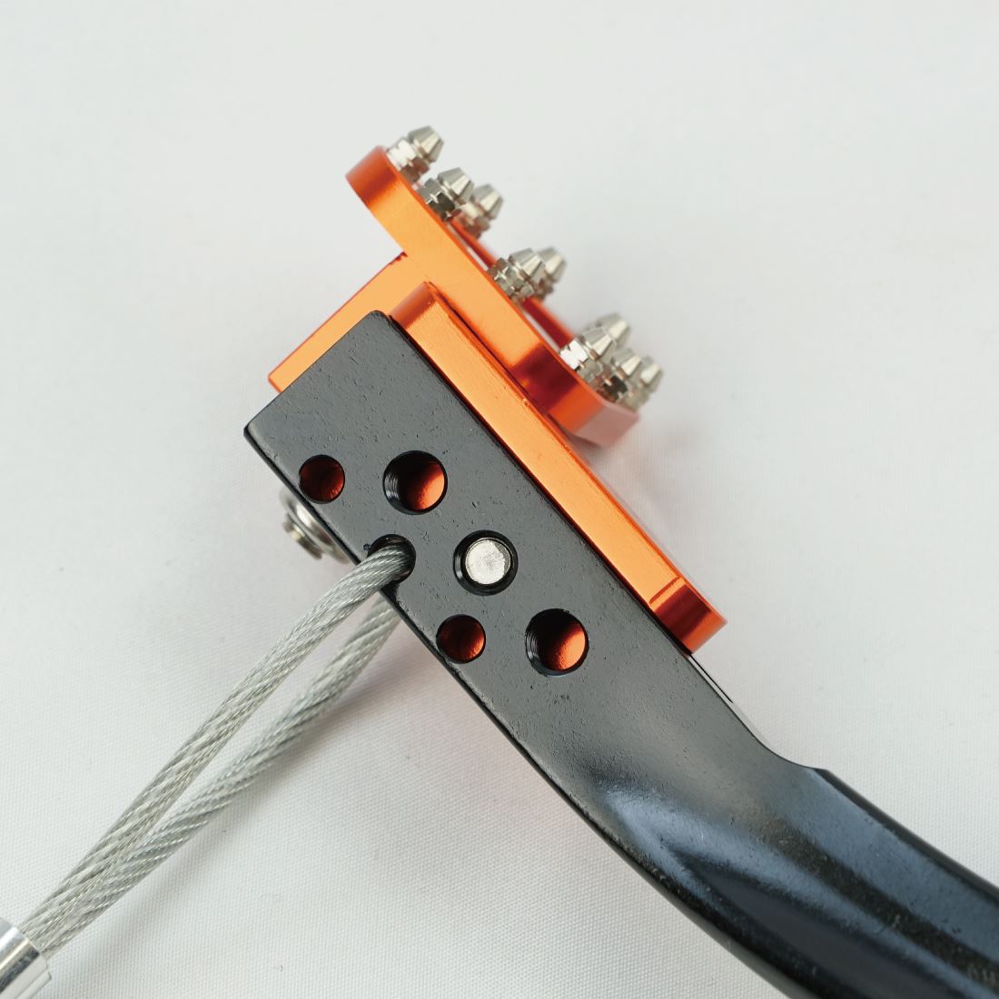 リア 鍛造フットブレーキレバー ブラック/ブルー KTM ハスクバーナ ガスガス