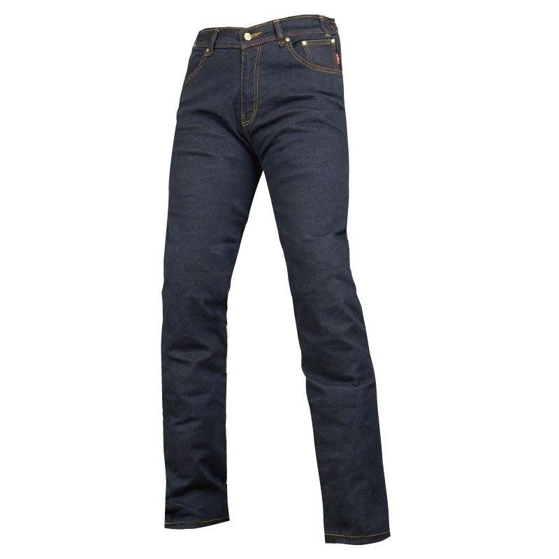 rough & road ストレッチ デニム ルーズフィット　ニーガード　バイク ストレッチデニムパンツルーズフィット ワンウォッシュネイビー
