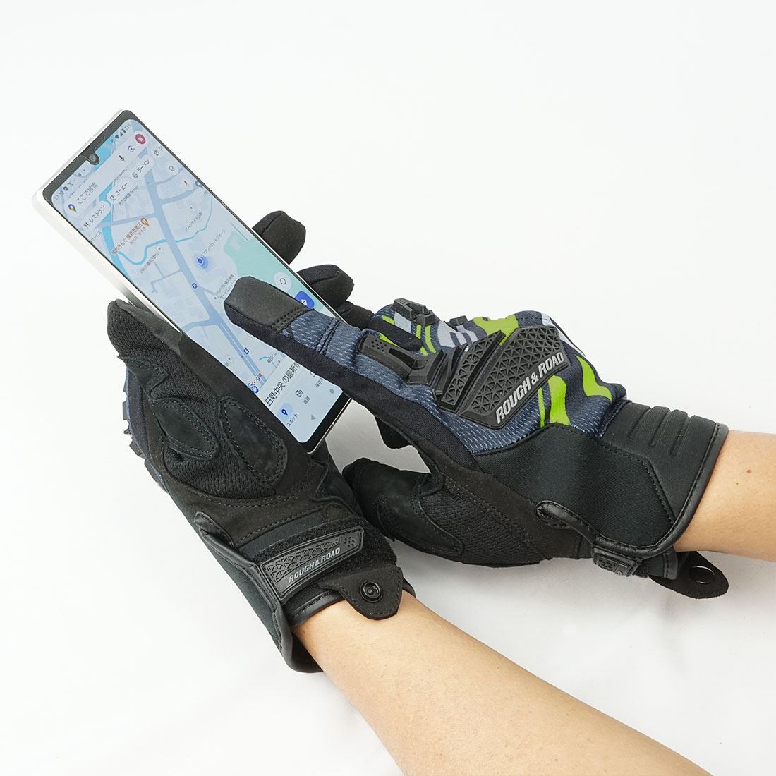 トレイルツーリンググローブ Y.ブルー XL