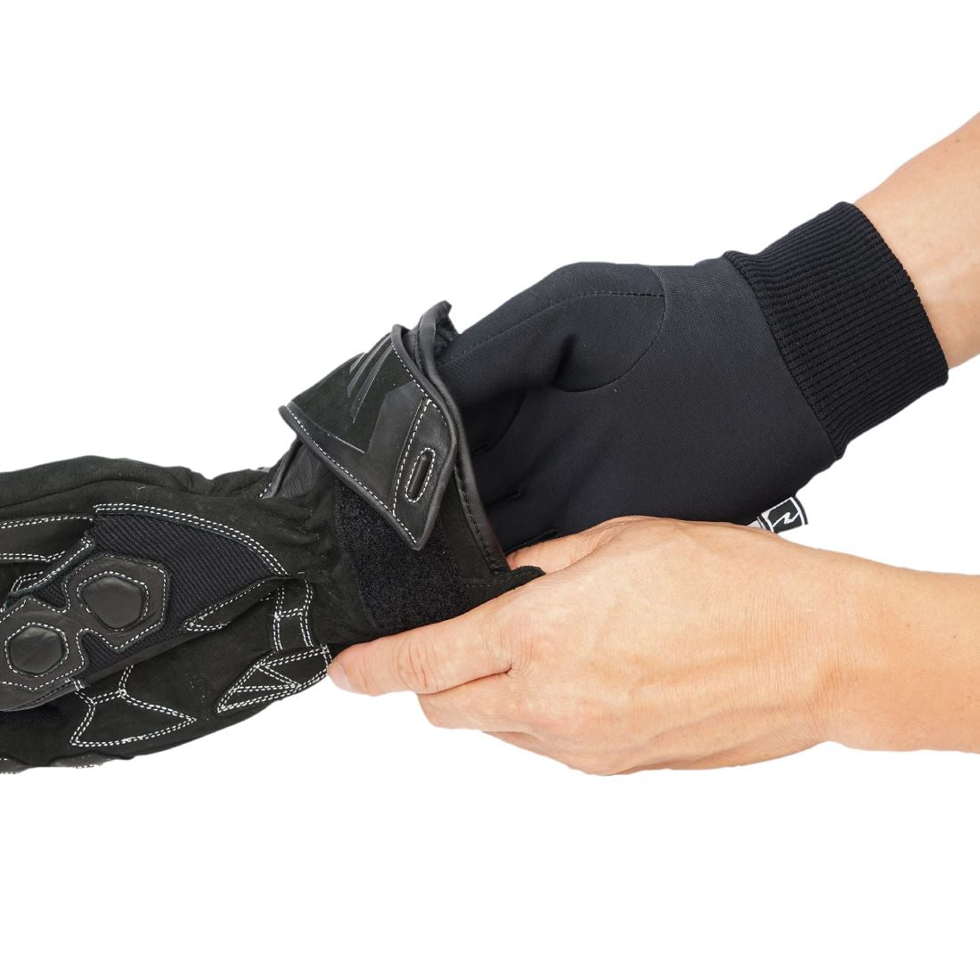 Stretch Hot Inner Gloves, Black, LL