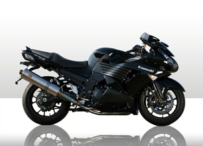 ワイバン シングルタイプマフラー チタンオーバルサイレンサー ZZR1400/ZX-14