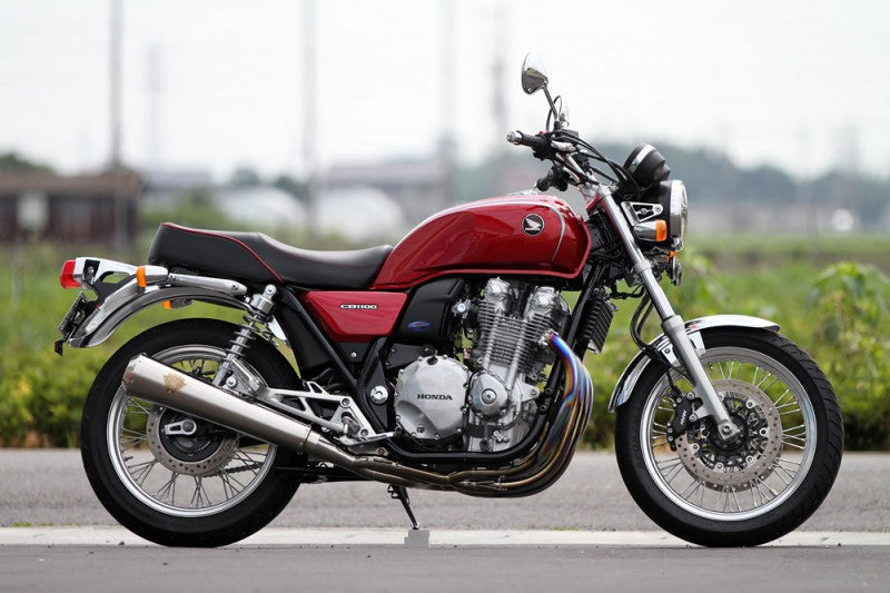 ワイバン フルエキゾースト シングルメガホンタイプマフラー チタンサイレンサー CB1100