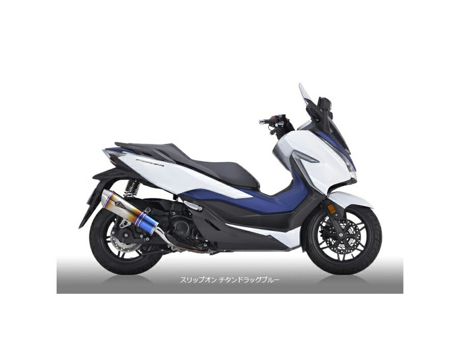 Real Spec Slip-on Exhaust Titanium Polish Silencer CB1000R