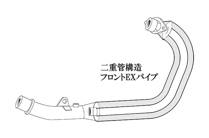 ワイバンクラシック エキゾーストパイプ ステンポリッシュ 50φ Rebel250 レブル250 極太 マフラー