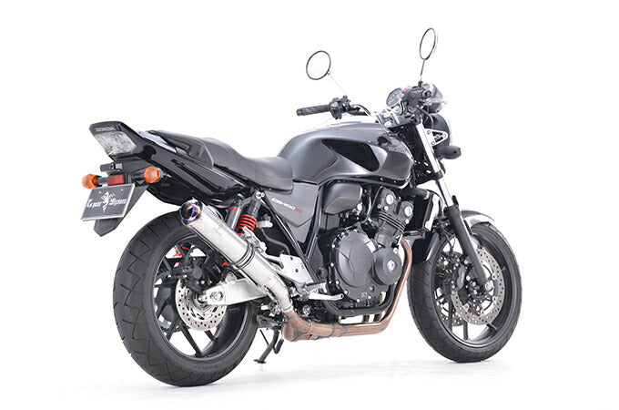 Wyvern Classic Slip-on Exhaust Titanium Polish CB400SF/SB Lightweight Silencer