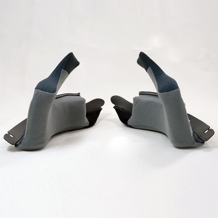 HJP432 チークパッド グレー(無地) 20mm(S-XL) RPHA11 オプション ヘルメット用補修部品
