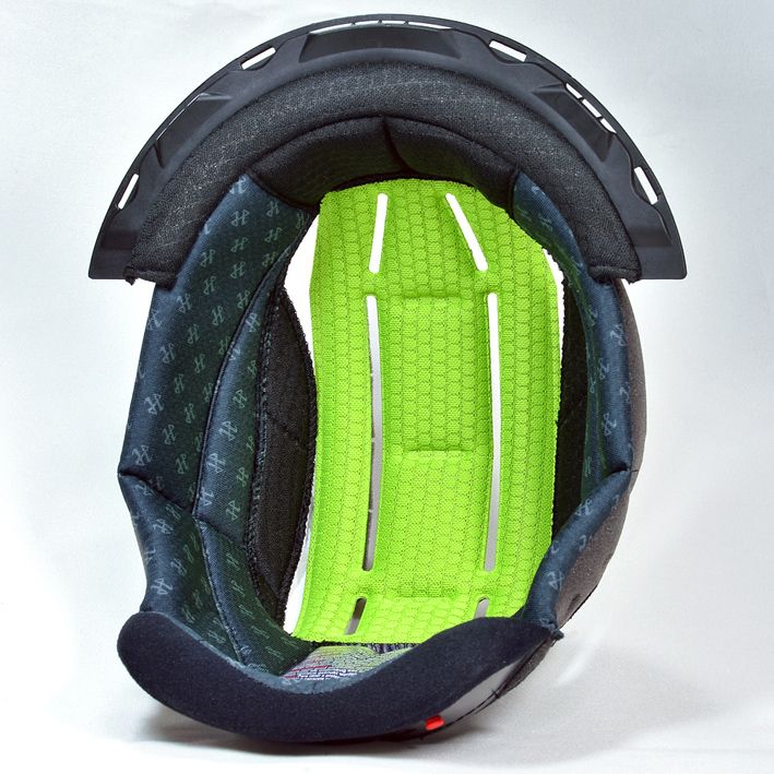 HJP461 インナーライナー グレー(プリントロゴ)/グリーン 12mm(S/M) RPHA11 ミリタリーモンスター オプション ヘルメット用補修部品