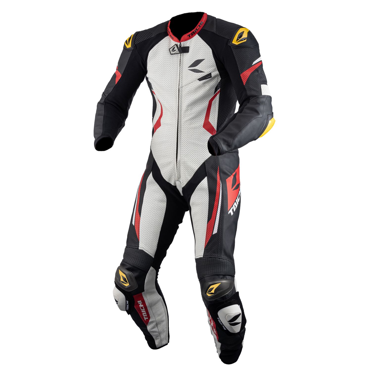 NXL307 GP-WRX R307 レーシングスーツ ブラック/ホワイト/レッド 3XL