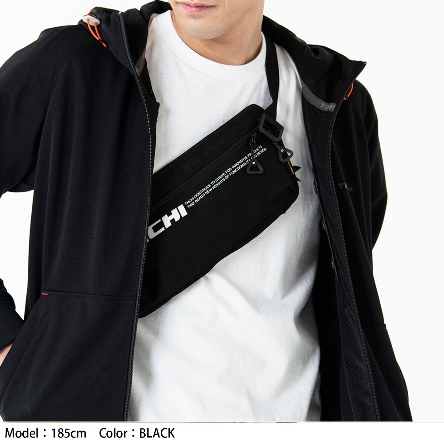 RSB286 Body Pouch Charcoal 1L