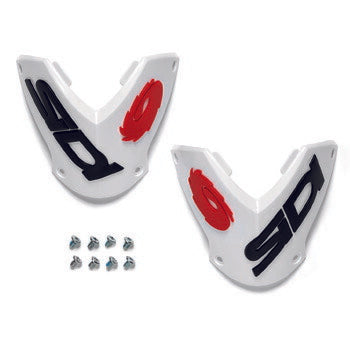 アウター ナイロン シンプレート ホワイト/ブラック/レッド