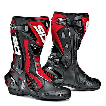 ST レーシングブーツ ブーツ ブラック/レッド 39 25.0cm
