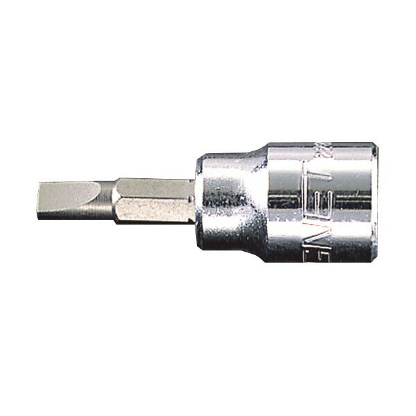 (#22806) 3/8DR 6.5MM マイナス ビットソケット 差込角(\"SQ):3/8 サイズ(mm):6.5 全長(L1;mm):49 軸長(L2;mm):23 外径(D;mm):18