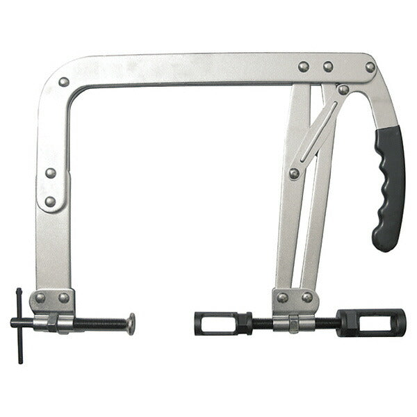 バルブスプリングコンプレッサー クランプ幅(mm):55-175 奥行(mm):165 付属アダプター径(φmm):内径16.8×外径25.4、内径20×外径30