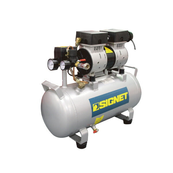 コンプレッサー30L 電源:100V 50/60Hz 電動機出力(HP):1 タンク容量(L):30 騒音(db):72 使用最高圧力(MPa):0.78(8kgf/cm2) 空気接続口:Rc1/4ワンタッチカプラー(エアーコック付) サイズ(mm):W600xD350xH570 質量(kg):21